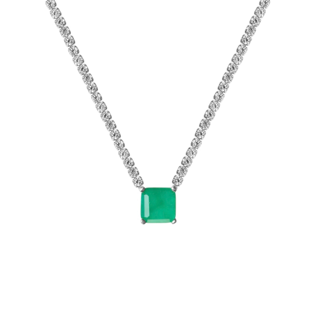 Paraiba Taşlı Suyolu Choker Kolye