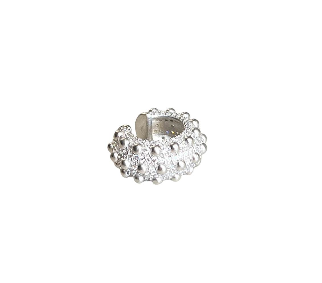 Thick Stoned Ear Cuff