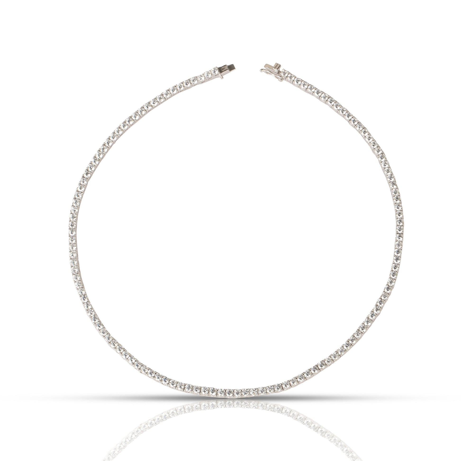 3 Mm Suyolu Mozanit Kolye
