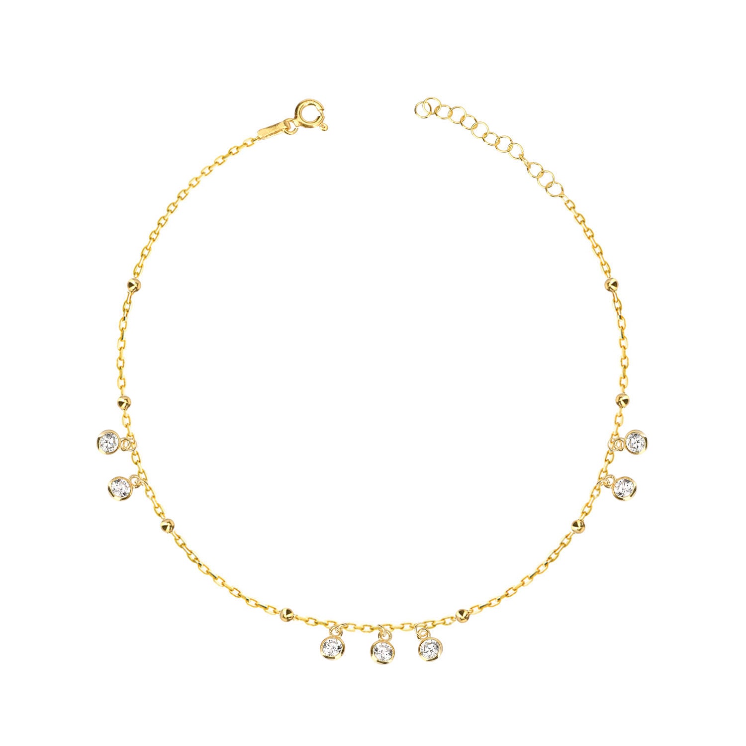 Stone Chain Anklet