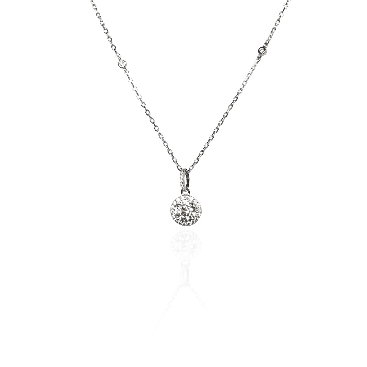 Solitaire Moissanite Necklace