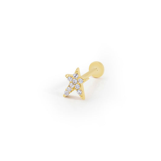 14K Star Piercing