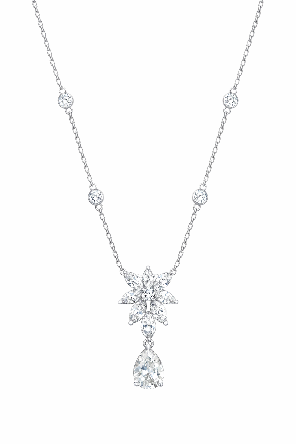 Mozanit Markiz Damla Kolye