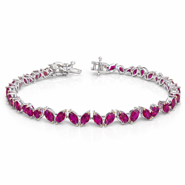 Ruby Taşlı Bileklik