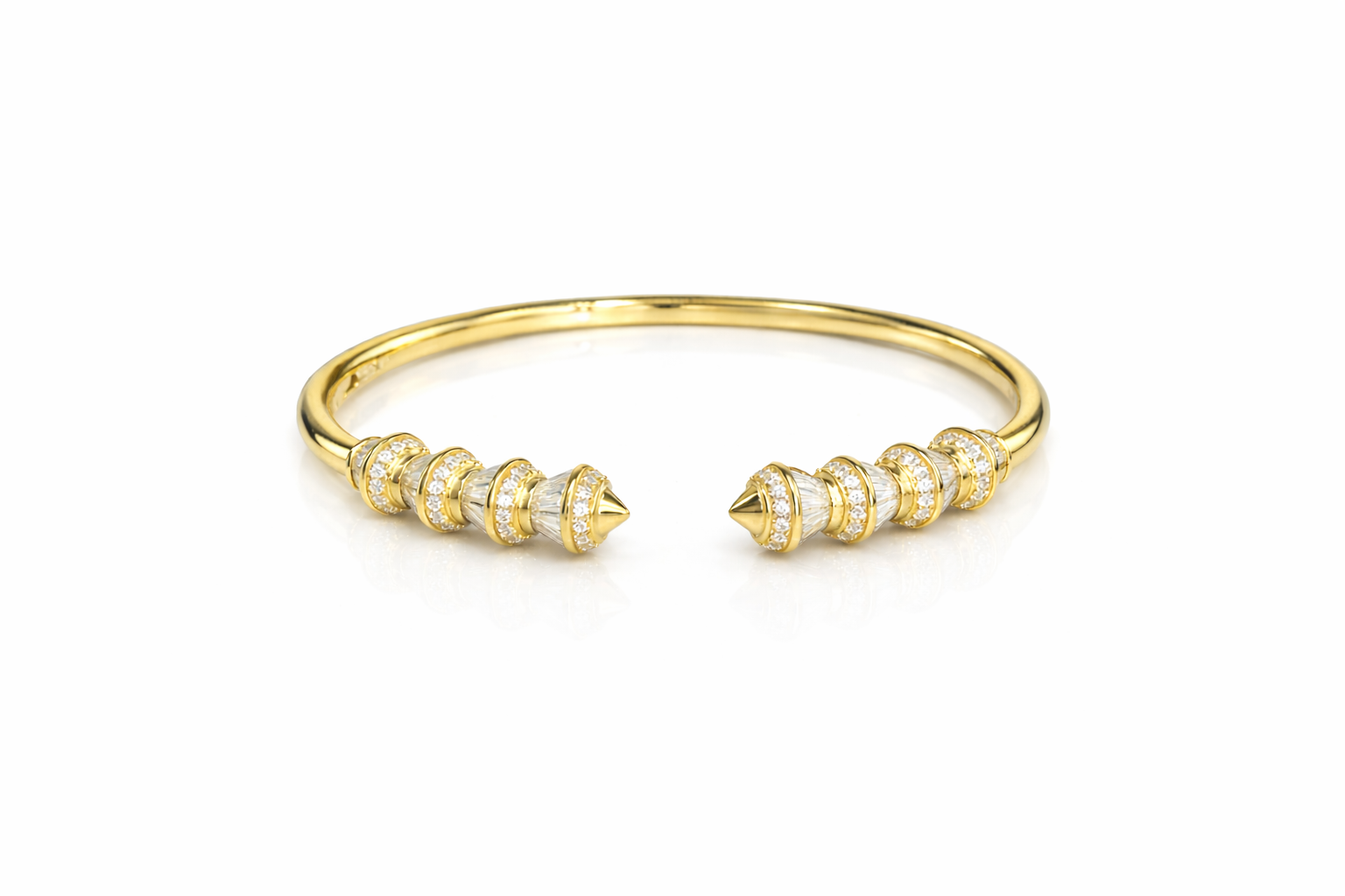 Baget Taşlı Kelepçe Bileklik