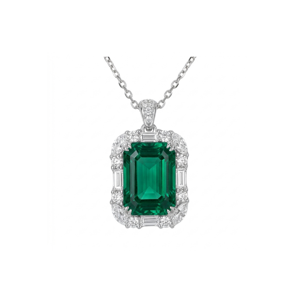 Emerald Tektaş Kolye