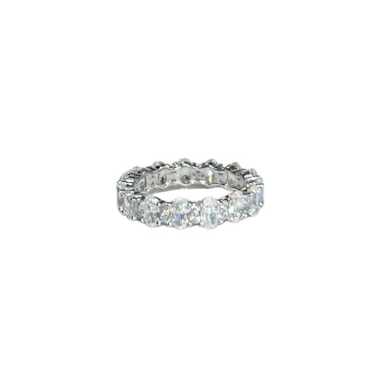 Oval Full Circle Moissanite Ring