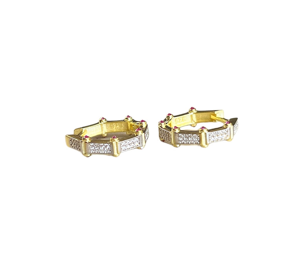 Gold Halka Küpe