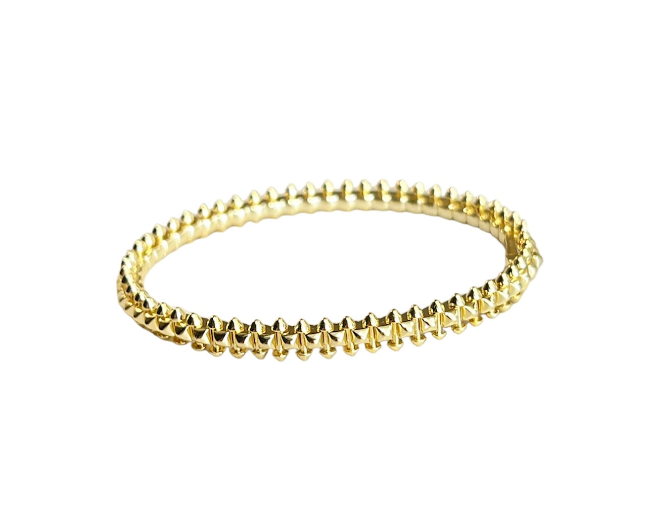 Movable Spiked Cuff Bracelet