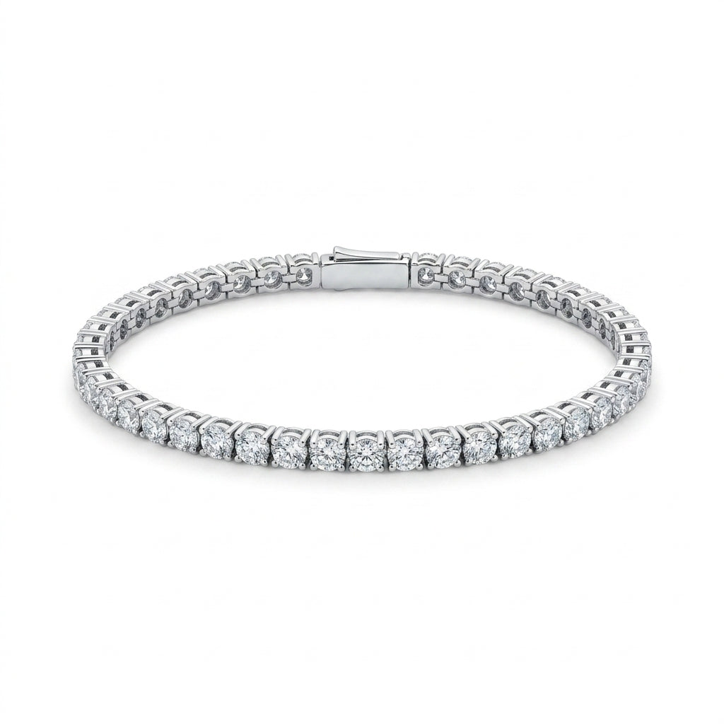 3mm Tennis Mozanit Bileklik