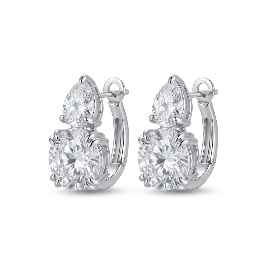 Damla Flow Küpe | 7.6 CT