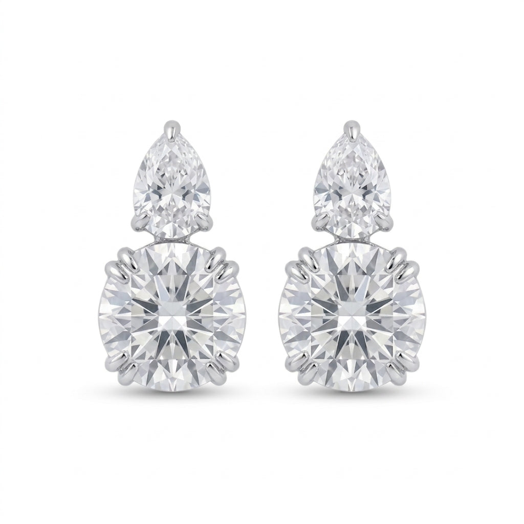 Damla Flow Küpe | 7.6 CT