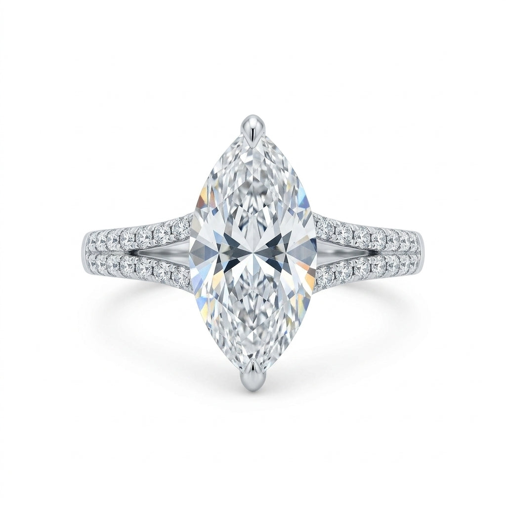 Aurora Markiz Solitaire Yüzük