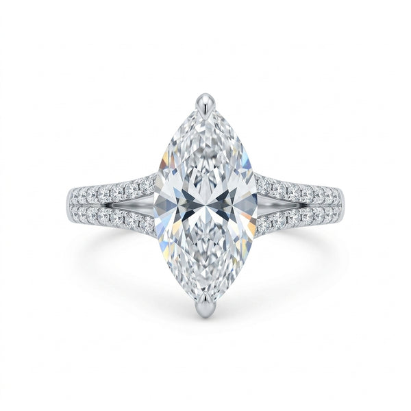 Aurora Markiz Solitaire Yüzük