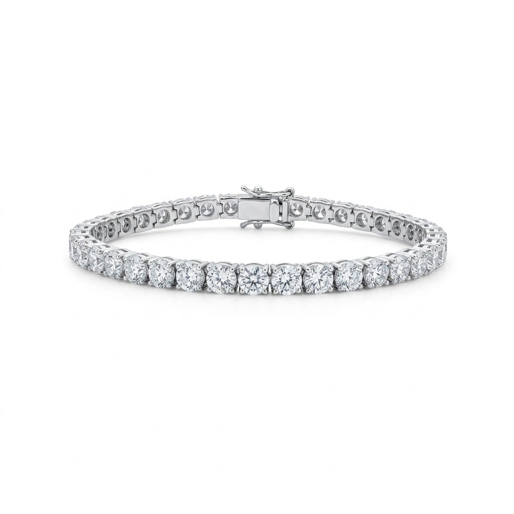 4mm Moissanite Waterway Bracelet