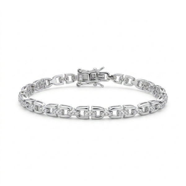 Anchor Link Pavé Bileklik