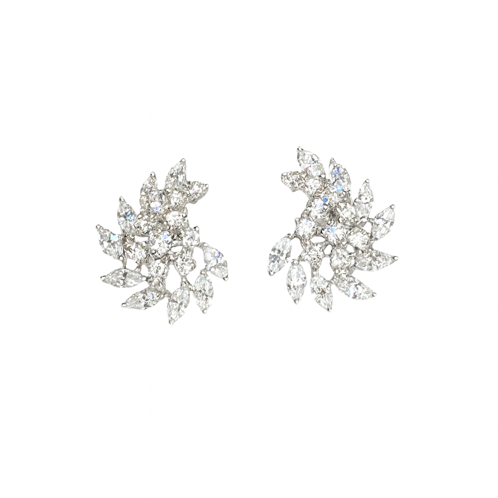 Marquise Cut Moissanite Earrings
