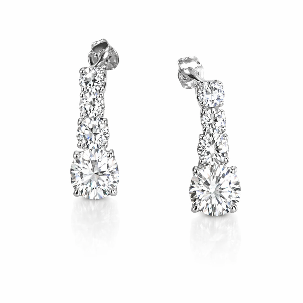 Alexandra Waterway Moissanite Earrings