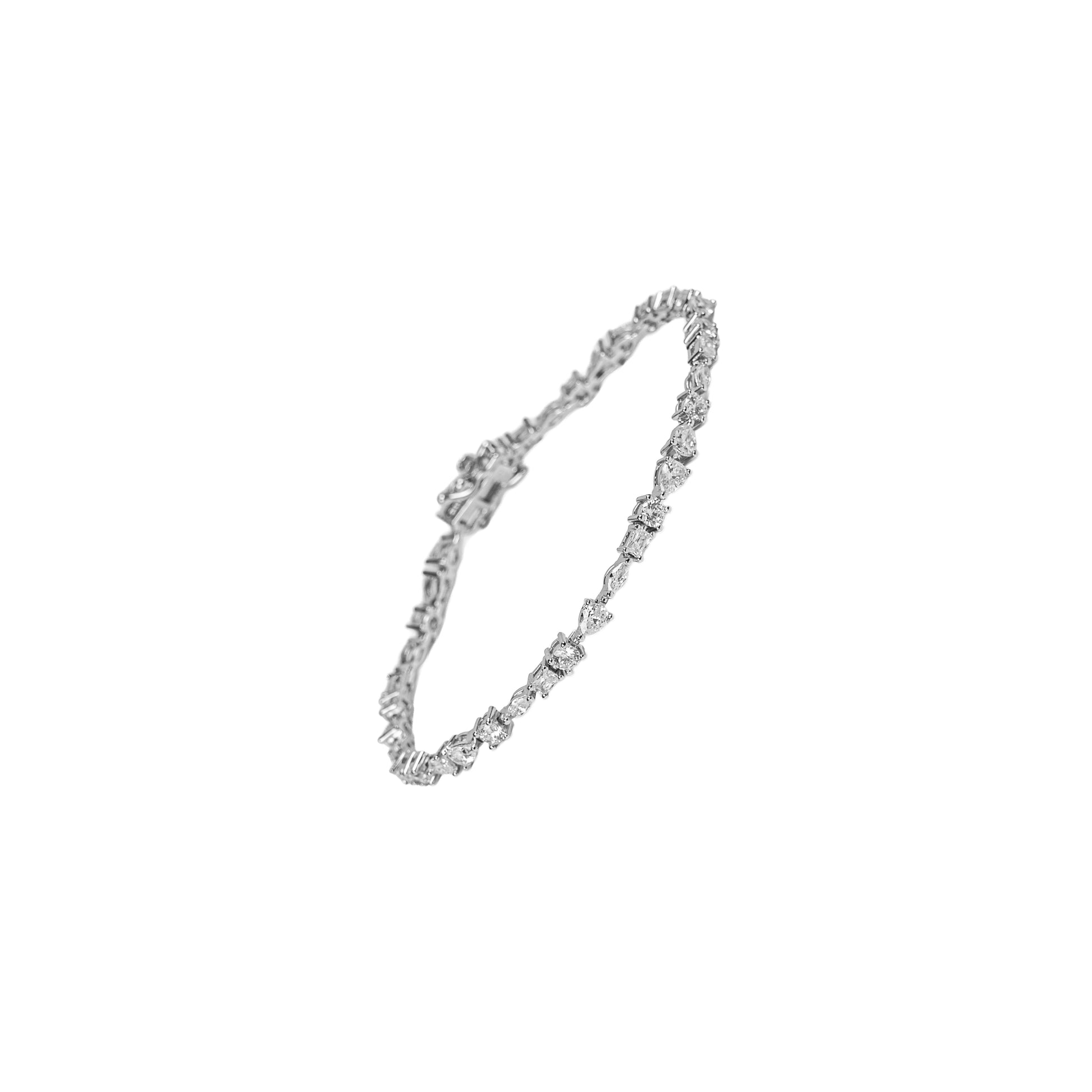 Mozanit Taşlı Su Yolu Bileklik