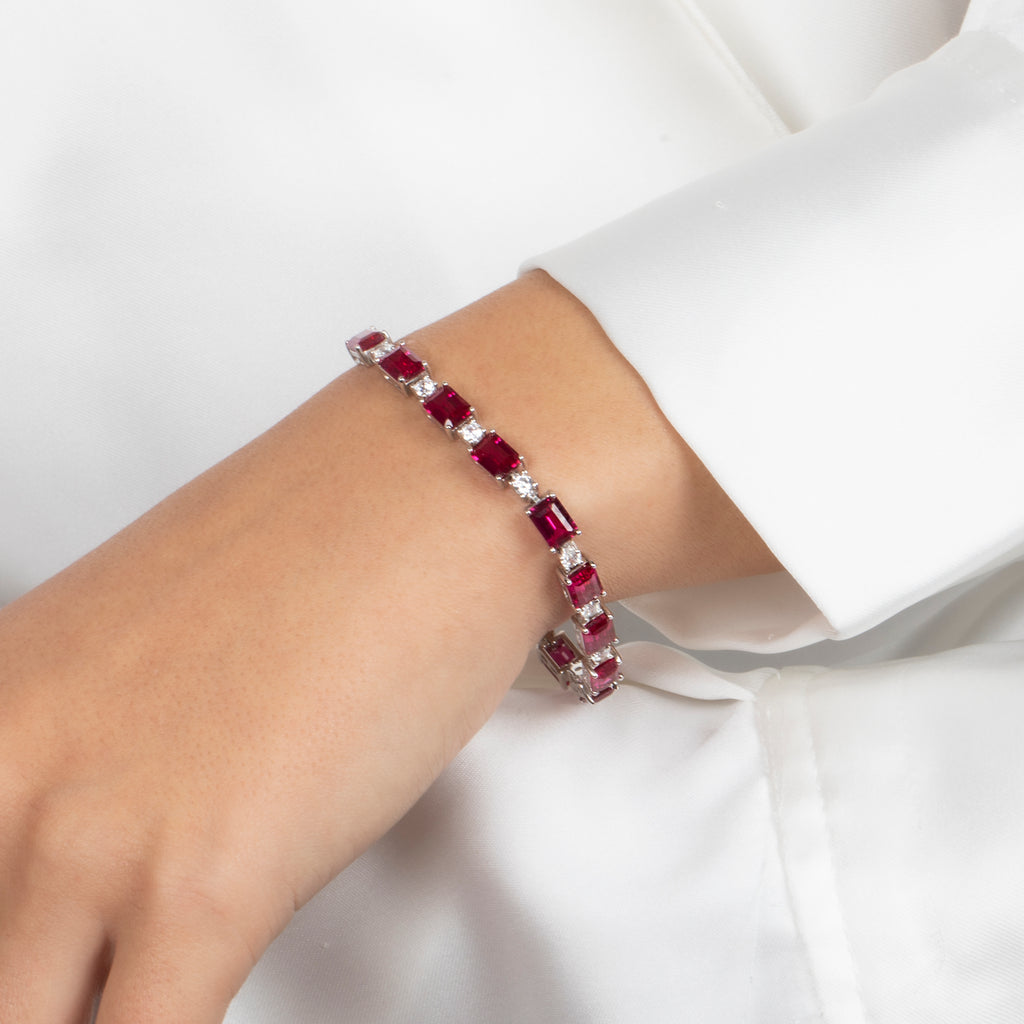 Kımızı Taşlı Su Yolu Bileklik