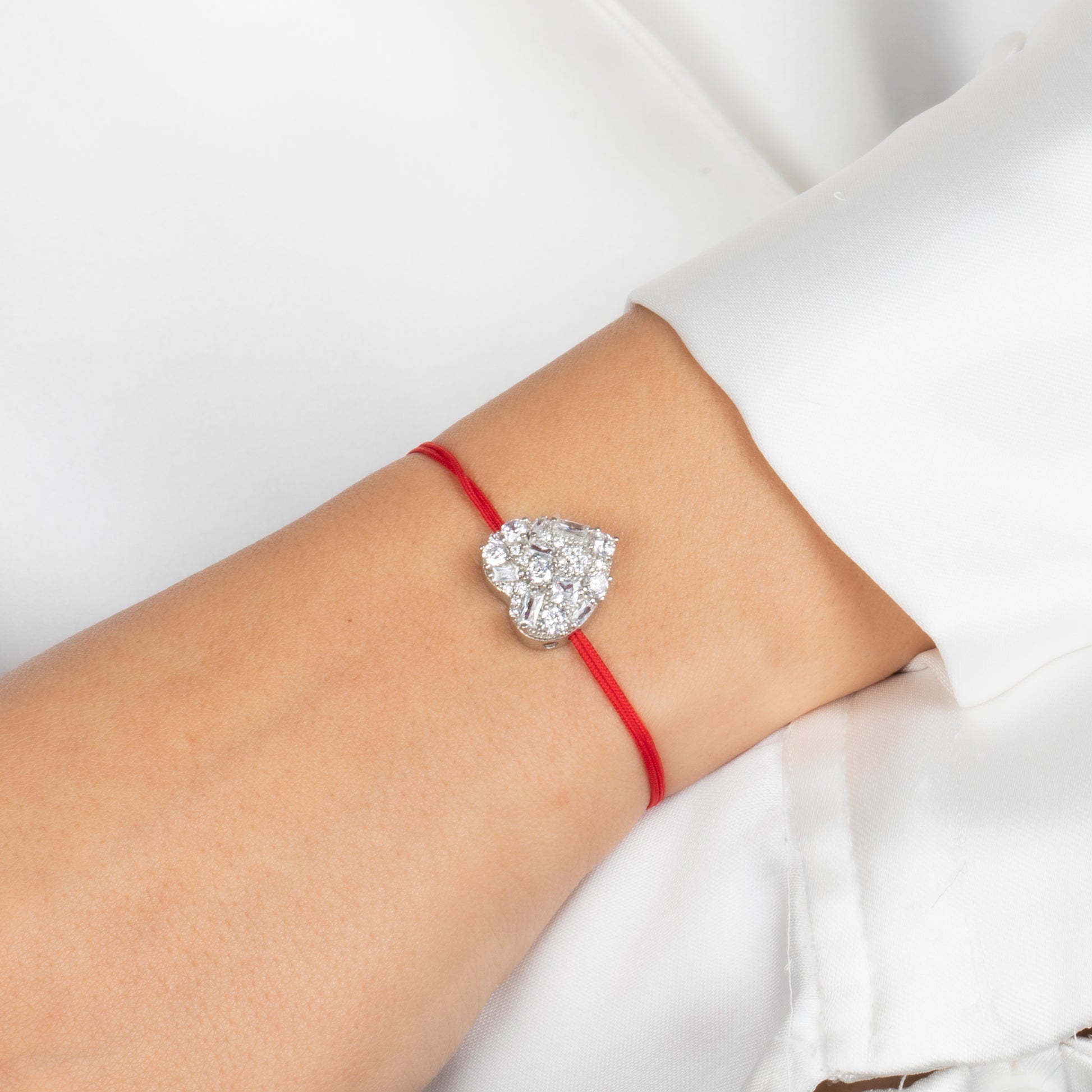 Minimal Kalp İp Bileklik