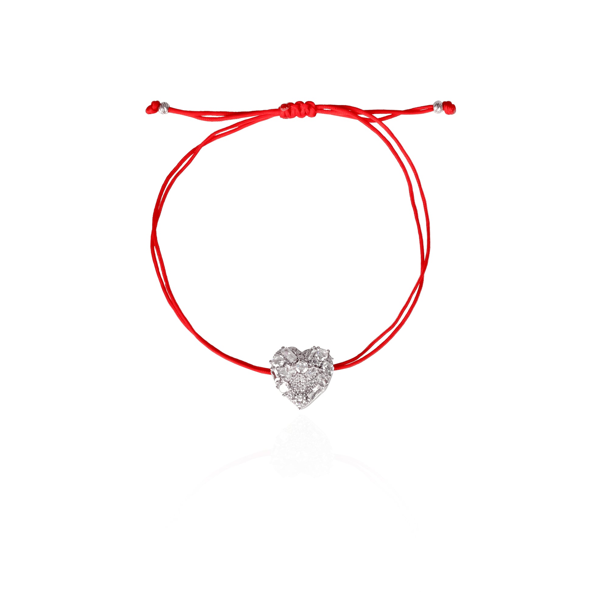 Minimal Kalp İp Bileklik