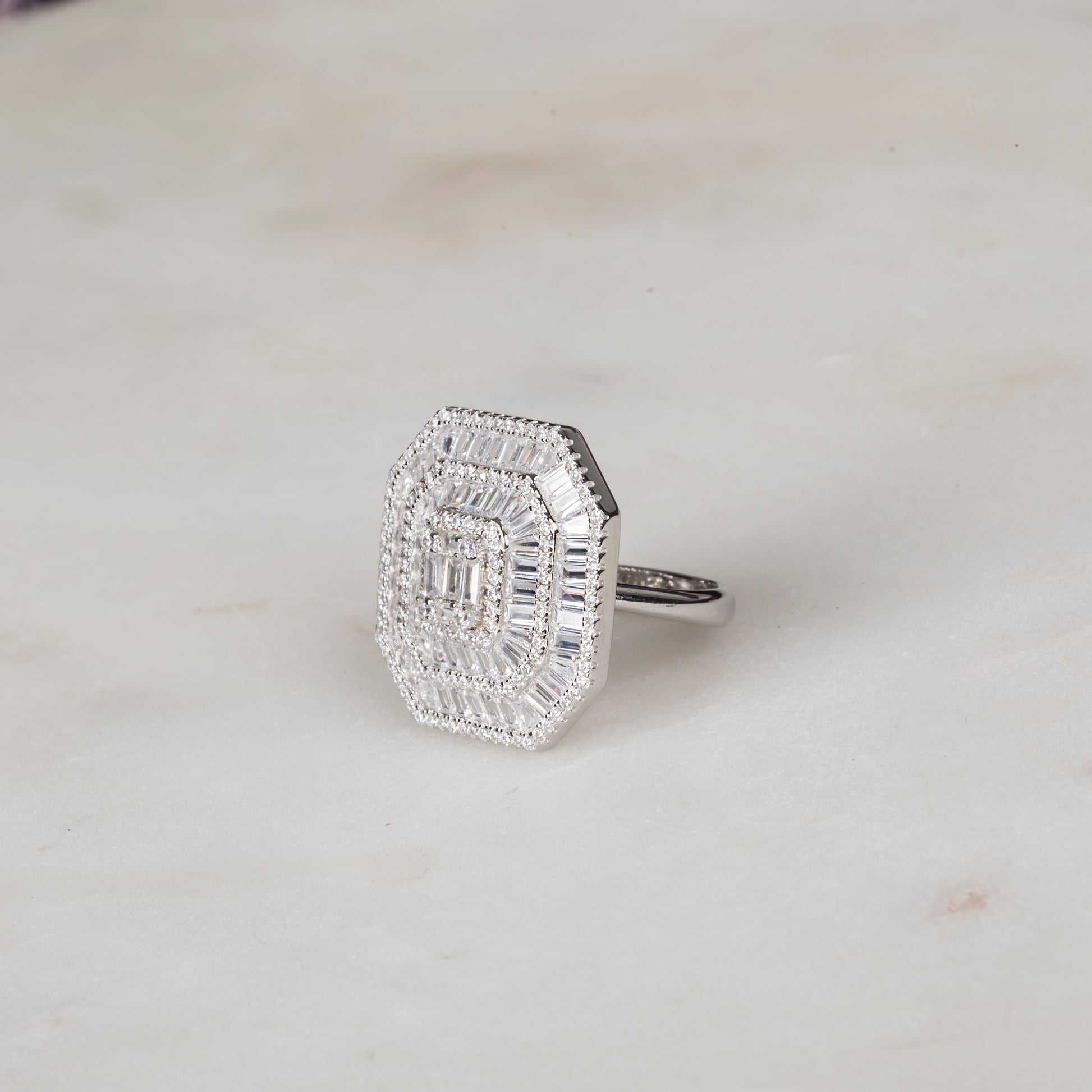 Baget Taşlı Yüzük