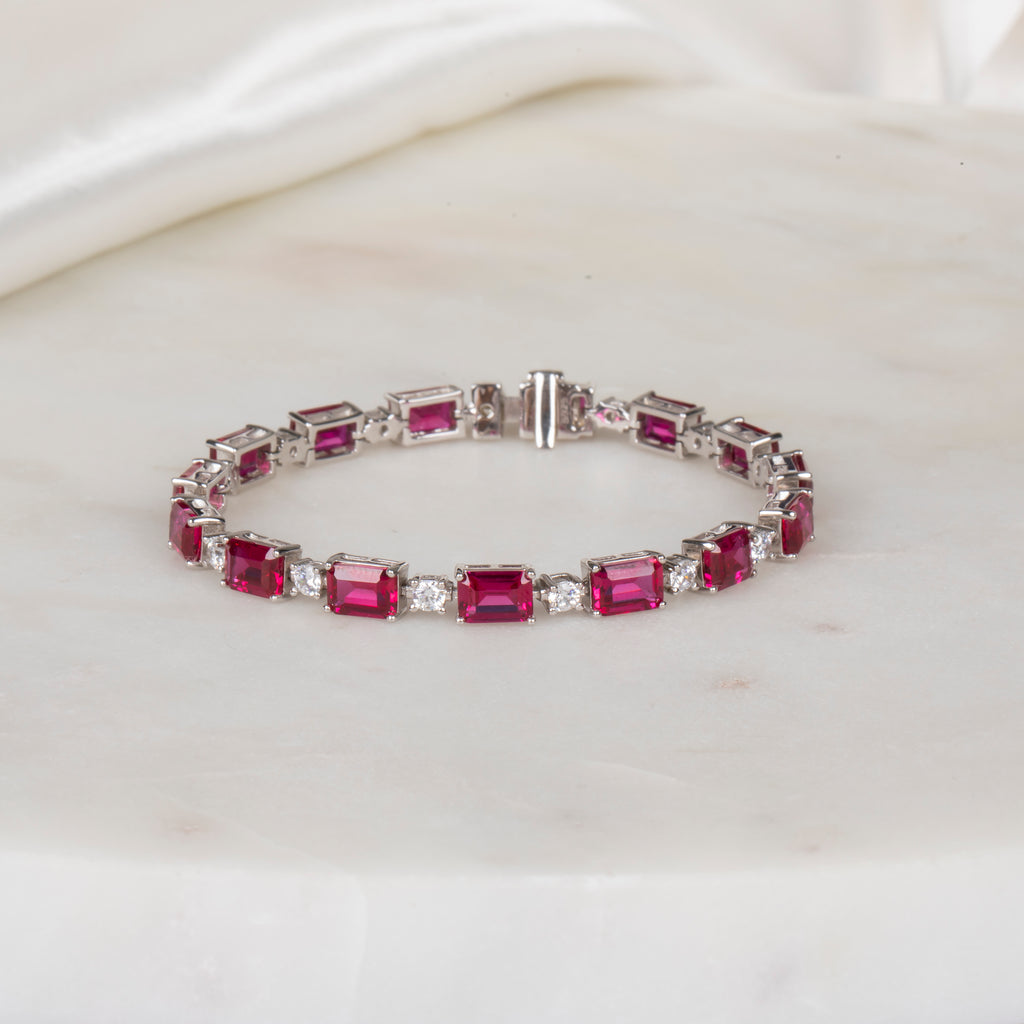 Kımızı Taşlı Su Yolu Bileklik