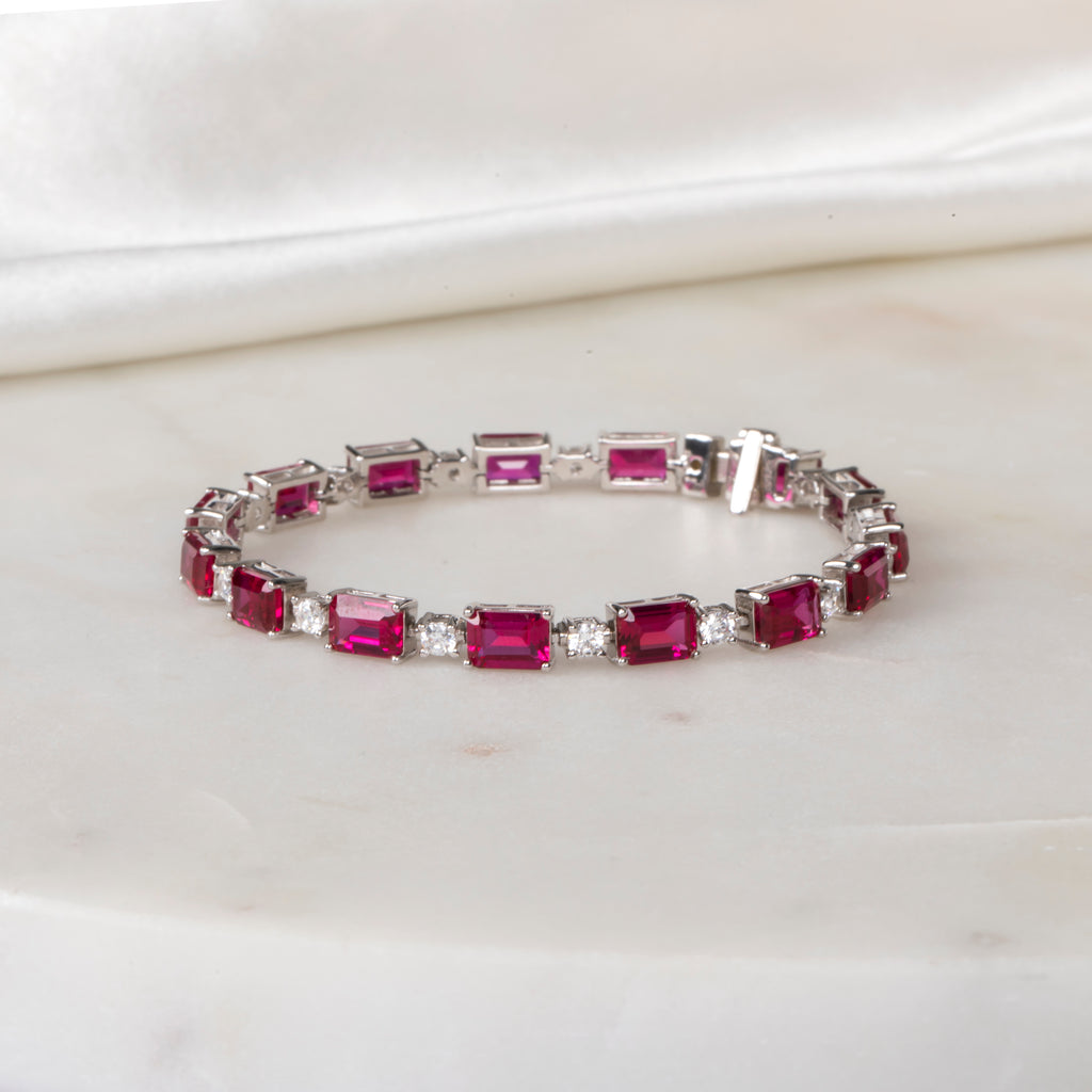 Kımızı Taşlı Su Yolu Bileklik