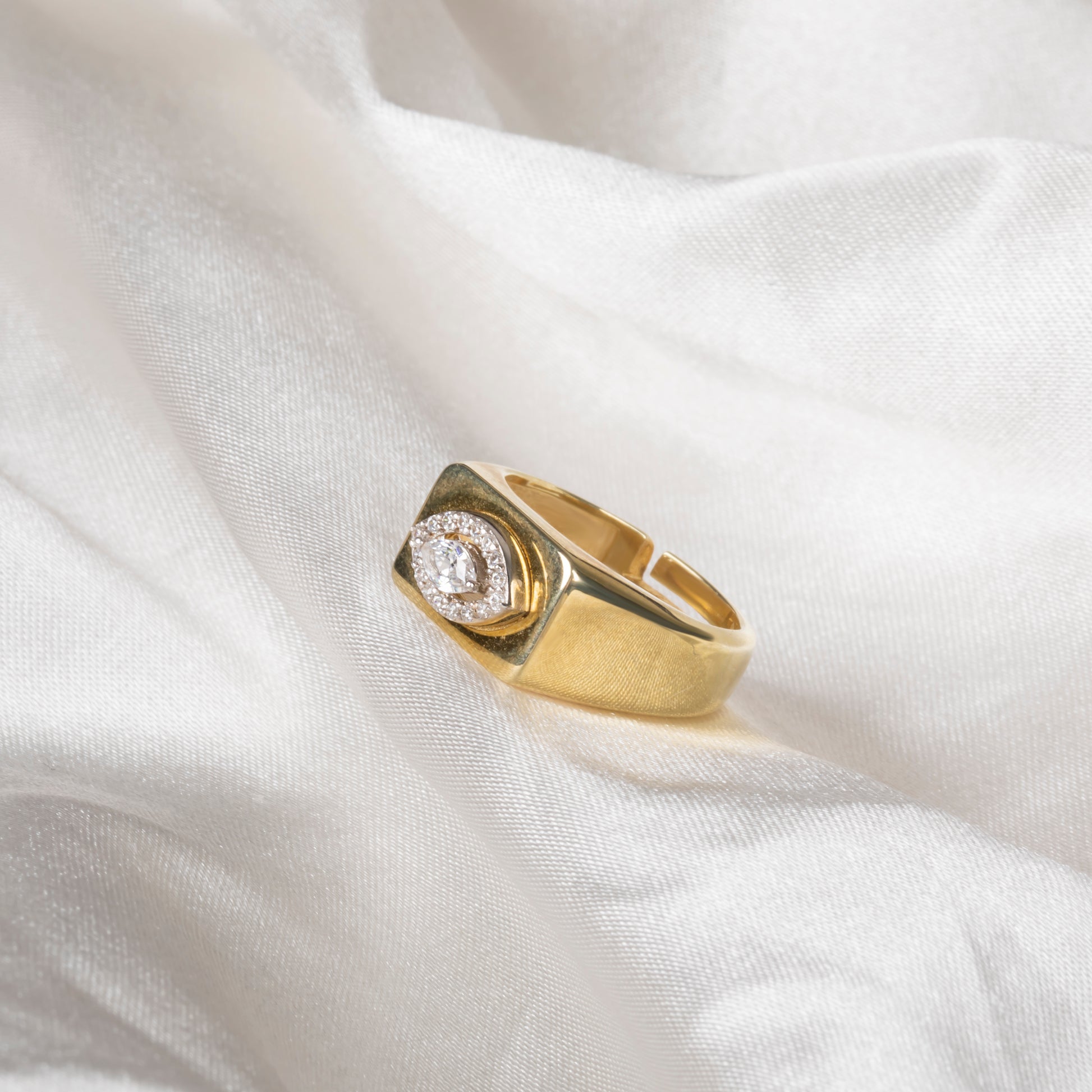 Minimal Nazar Göz Yüzük