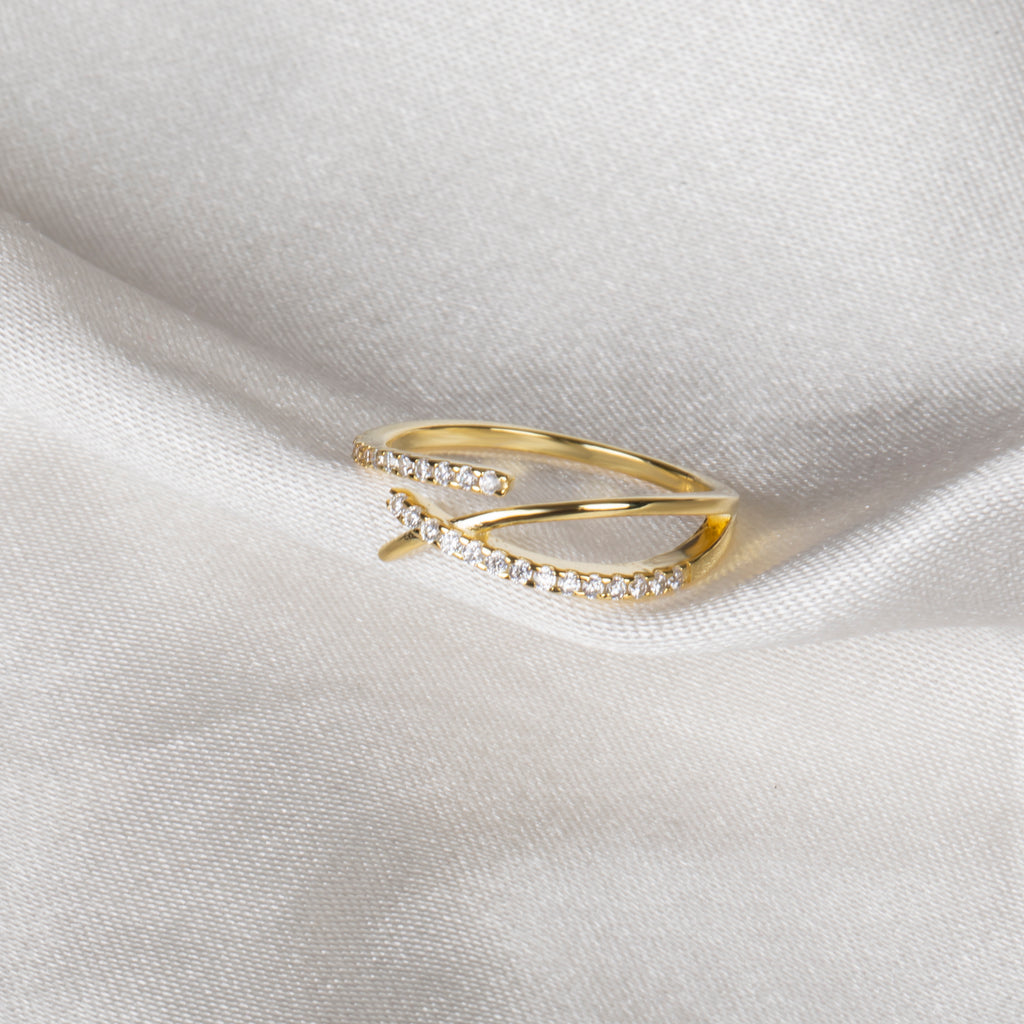 Minimal Taşlı Yüzük