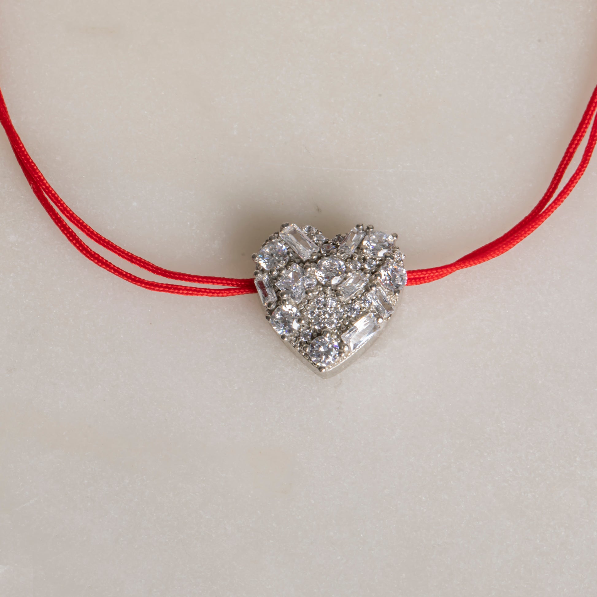 Minimal Kalp İp Bileklik