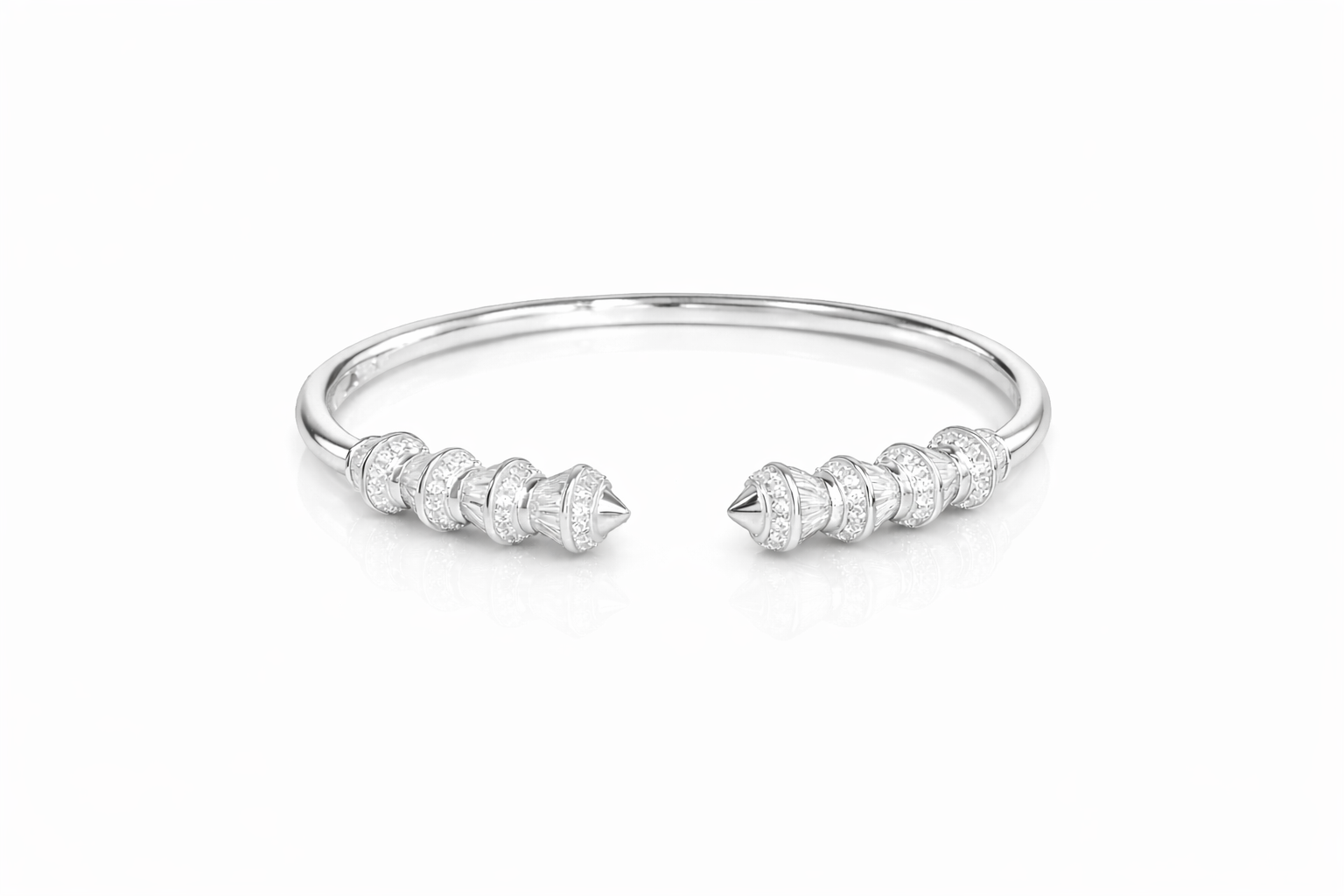 Baget Taşlı Kelepçe Bileklik