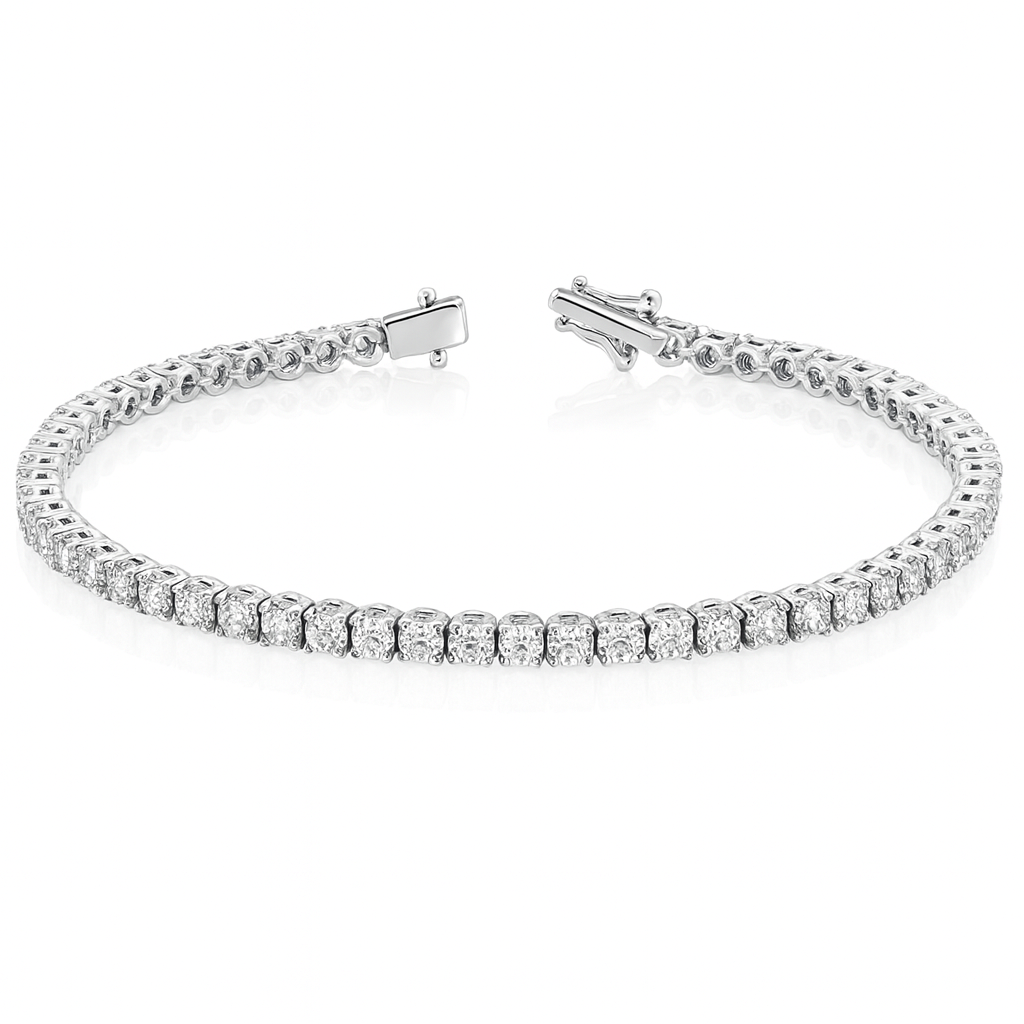 3mm Moissanite Waterway Bracelet