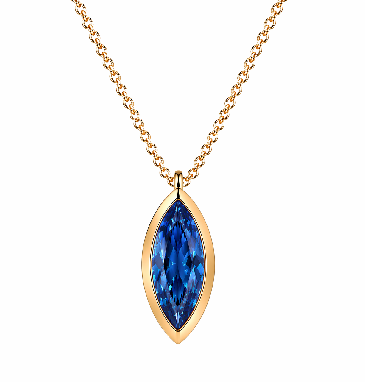 Eylül Sapphire Birthstone Kolye