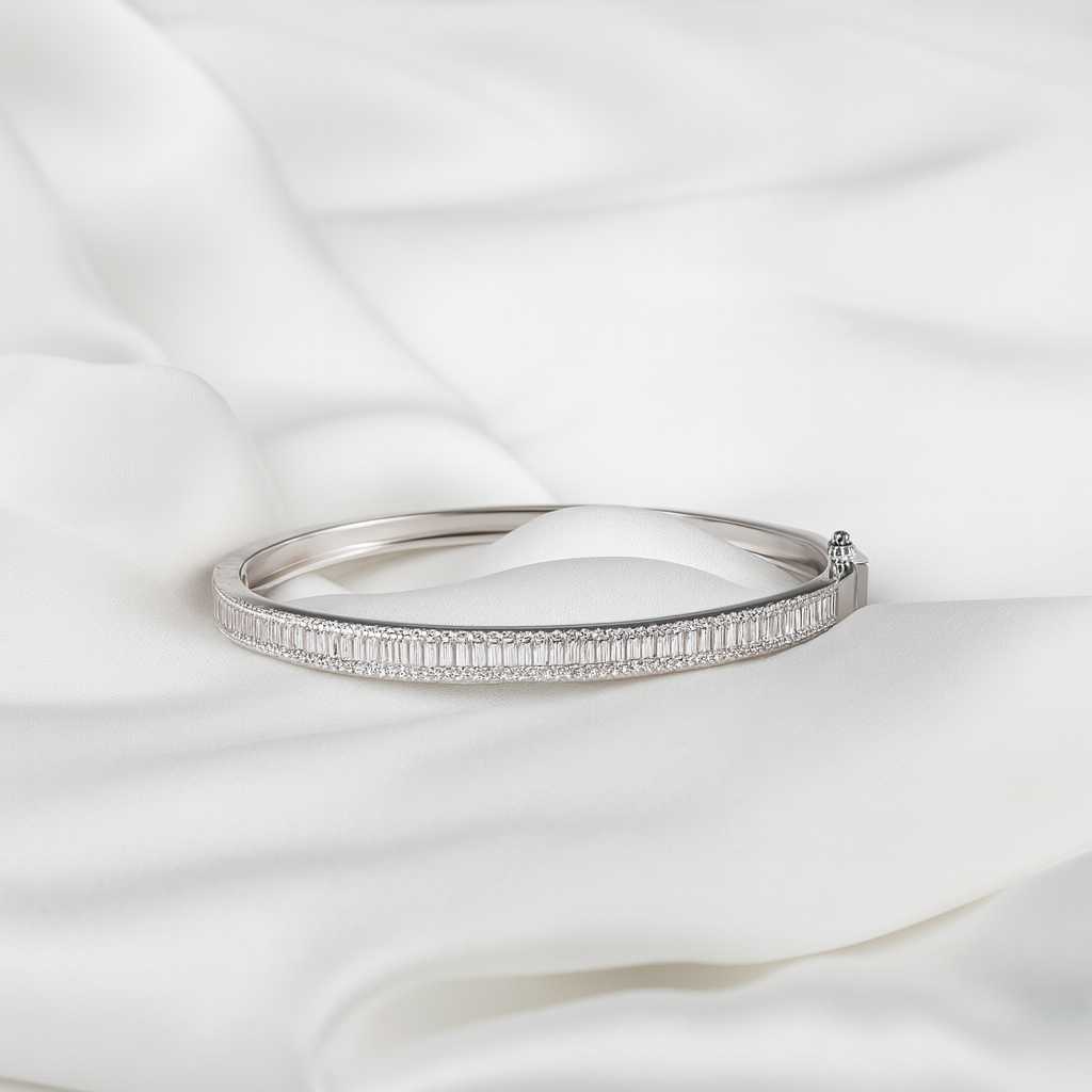 Baget Taşlı Kelepçe Bileklik