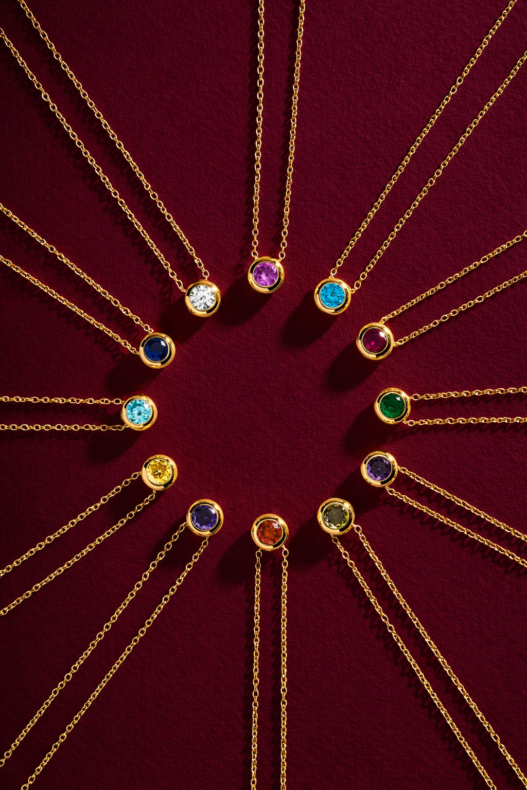 Kasım Citrine Birthstone Kolye