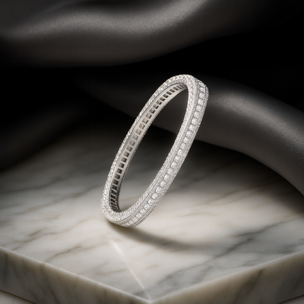 Taşlı Kelepçe Bileklik