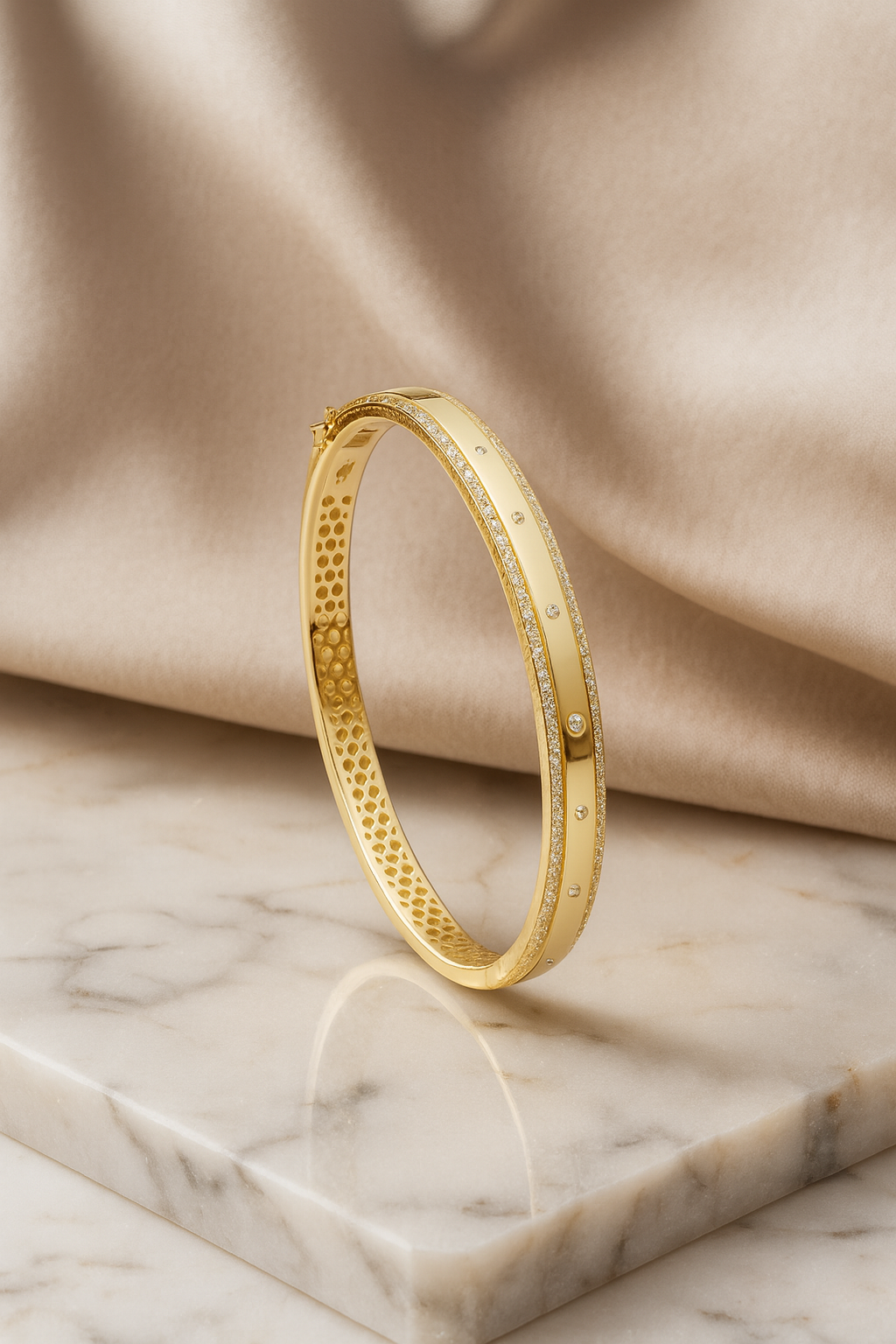 Taşlı Kelepçe Bileklik