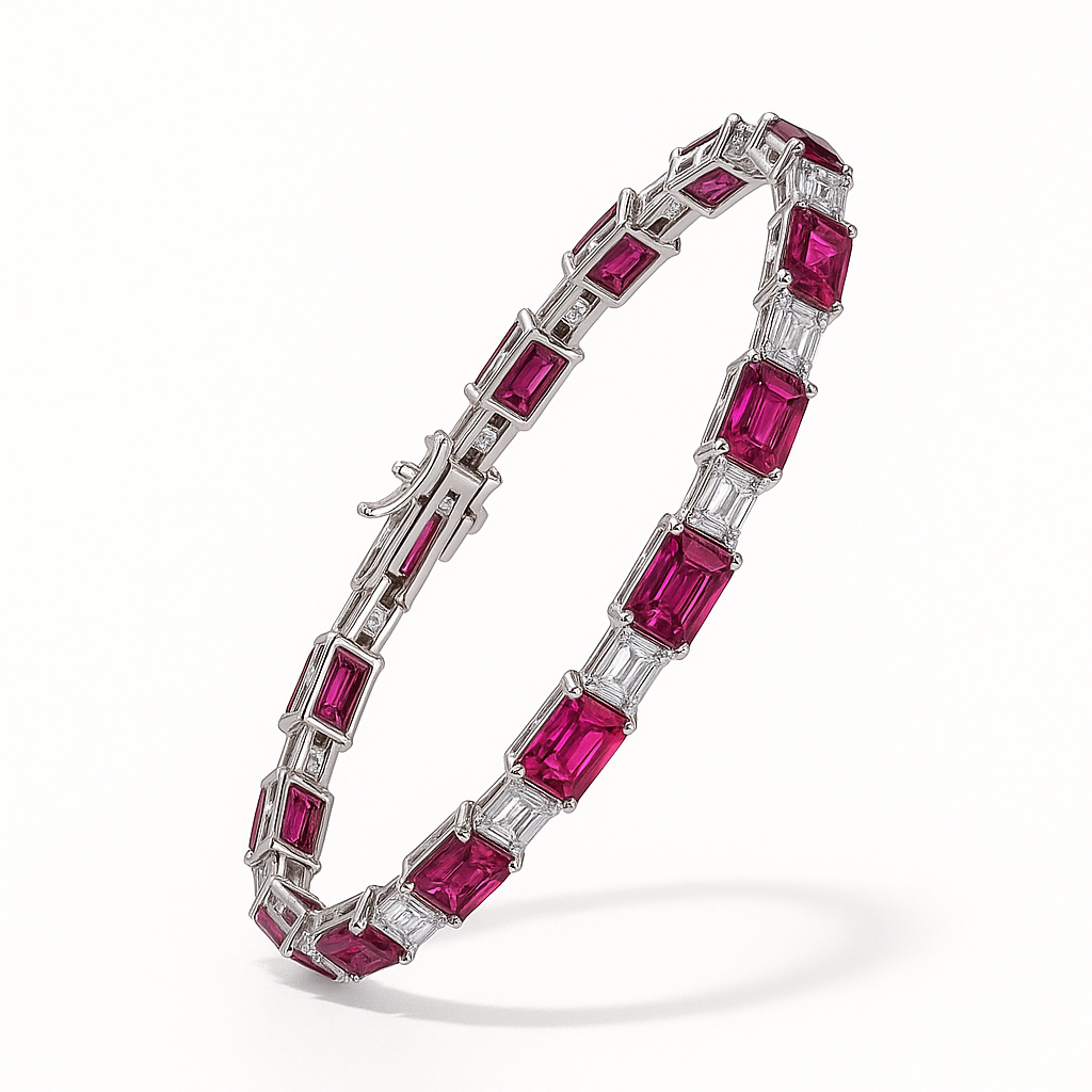 Kırmızı Taşlı Bileklik