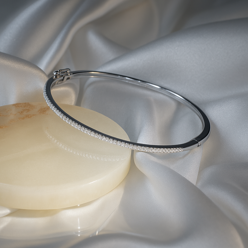 Taşlı Kelepçe Bileklik