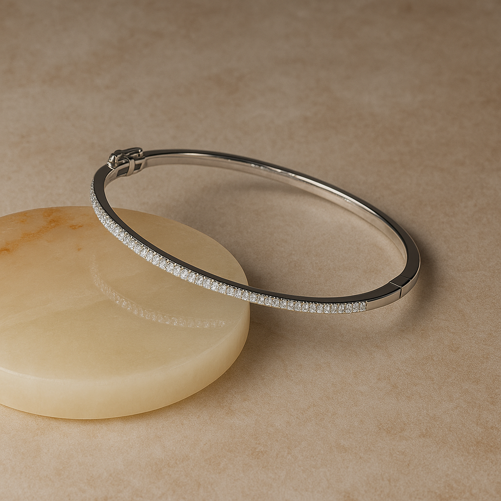 Taşlı Kelepçe Bileklik