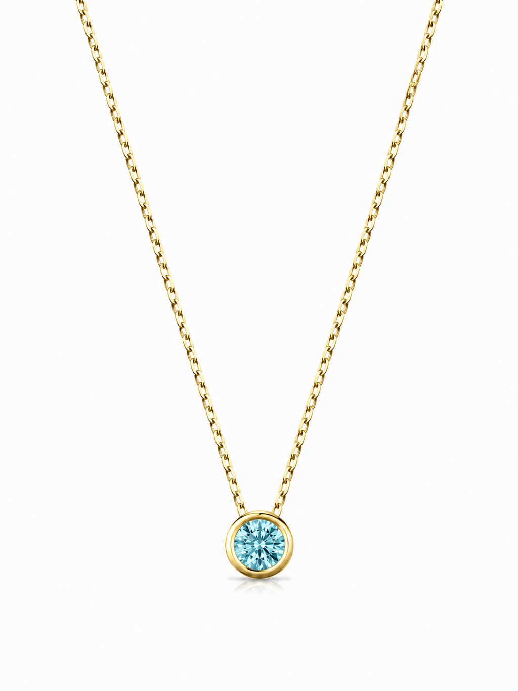 Mart Aquamarine Birthstone Kolye
