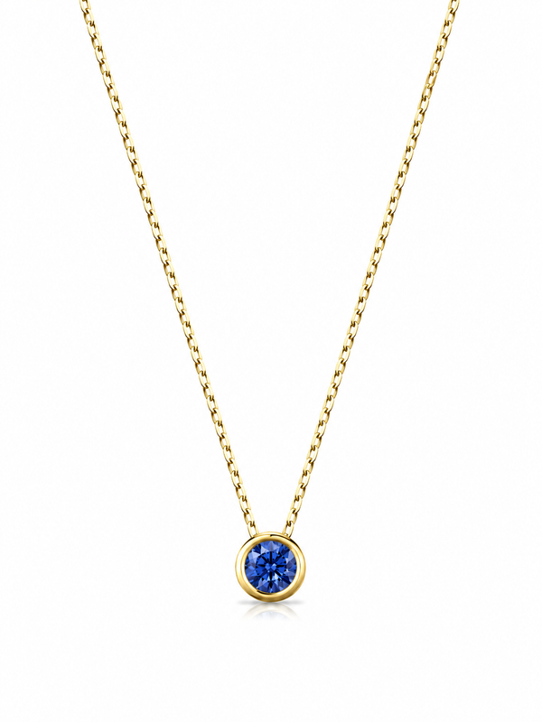 Eylül Sapphire Birthstone Kolye