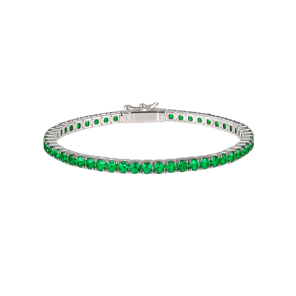 Yeşil Taşlı Su Yolu Bileklik