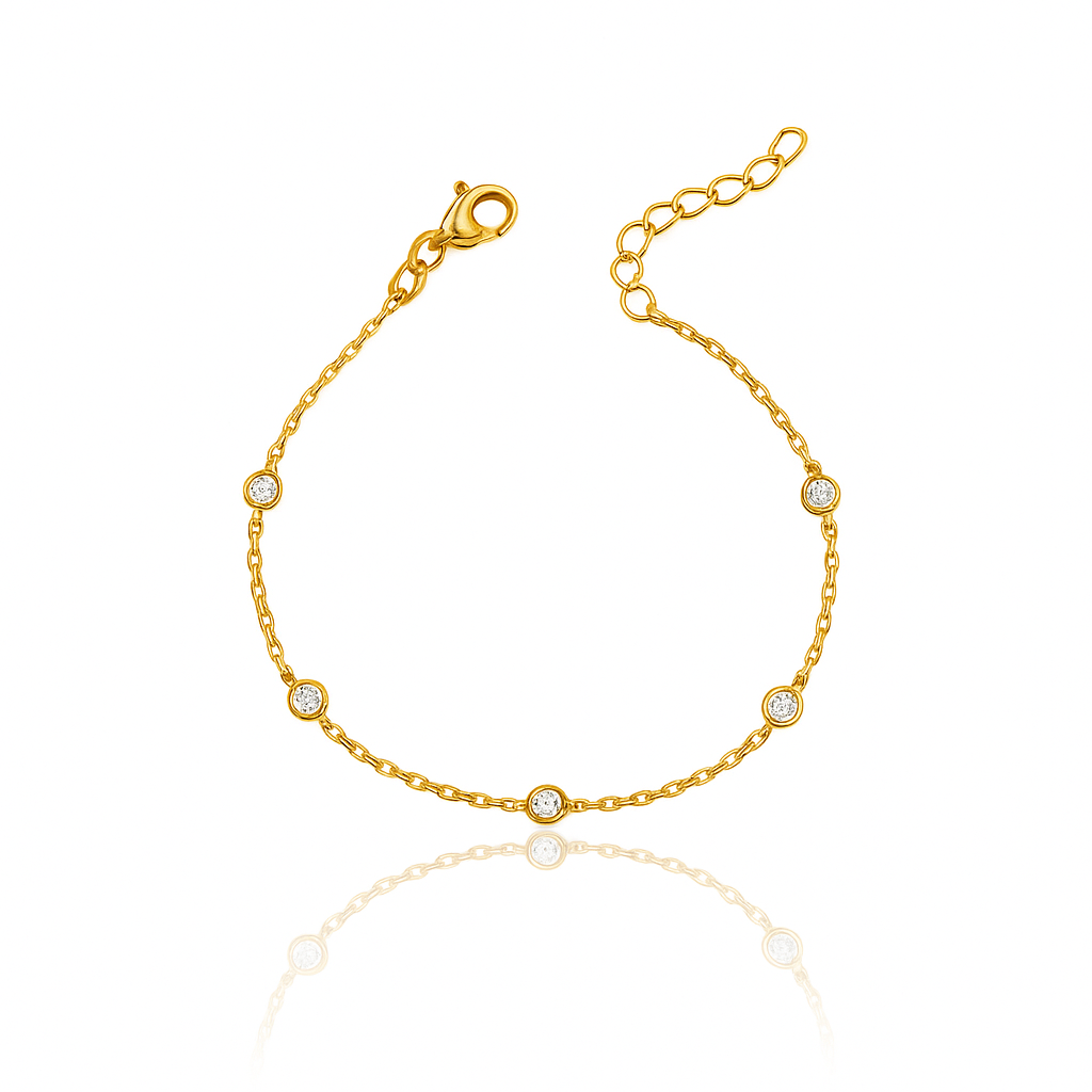 Minimal Taşlı Bileklik