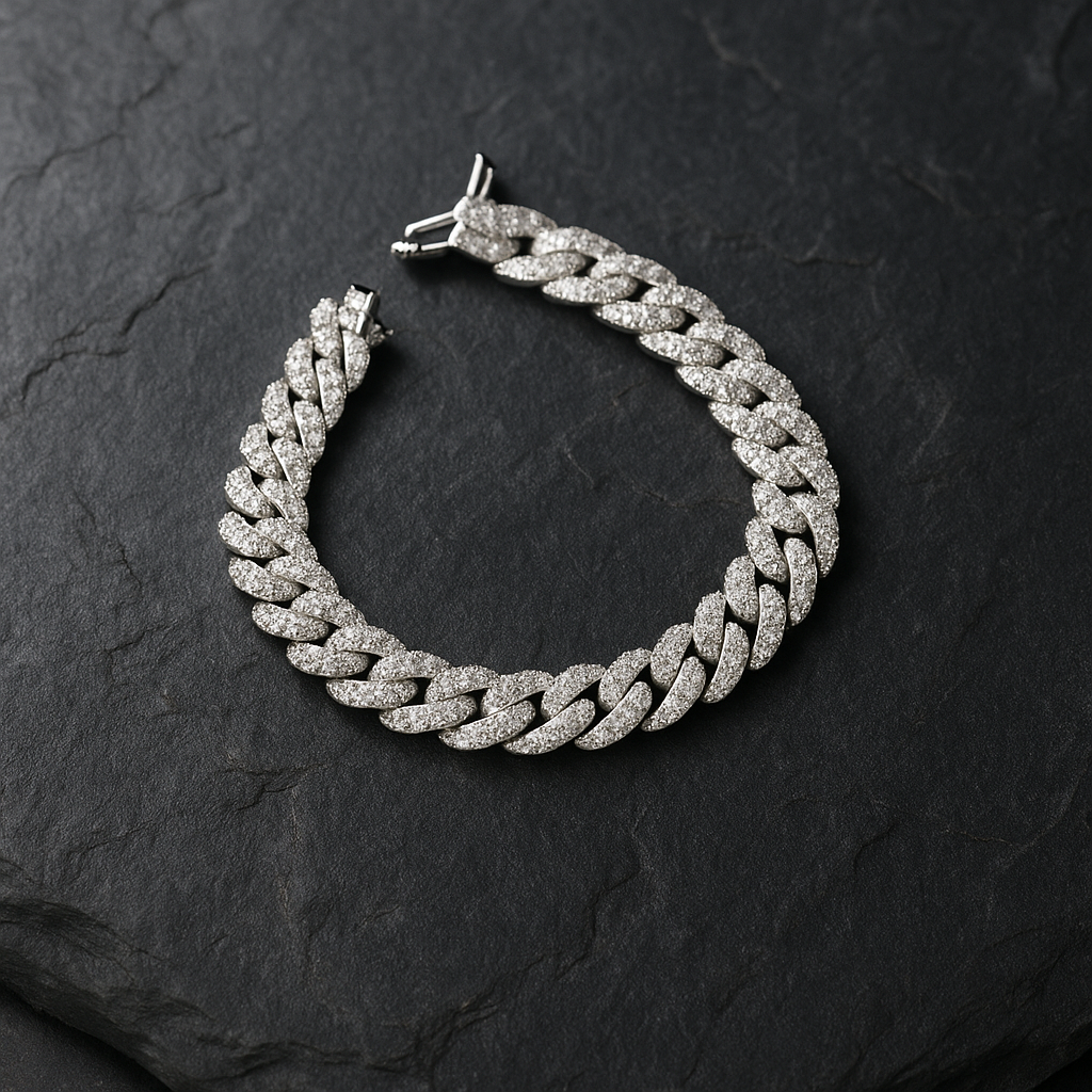 Taşlı Zincir Bileklik