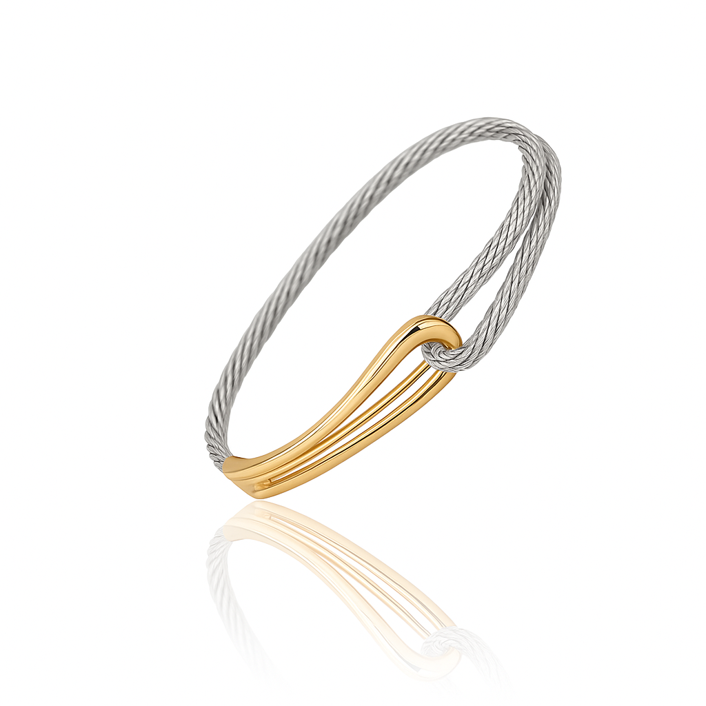 Taşlı Kelepçe Bileklik