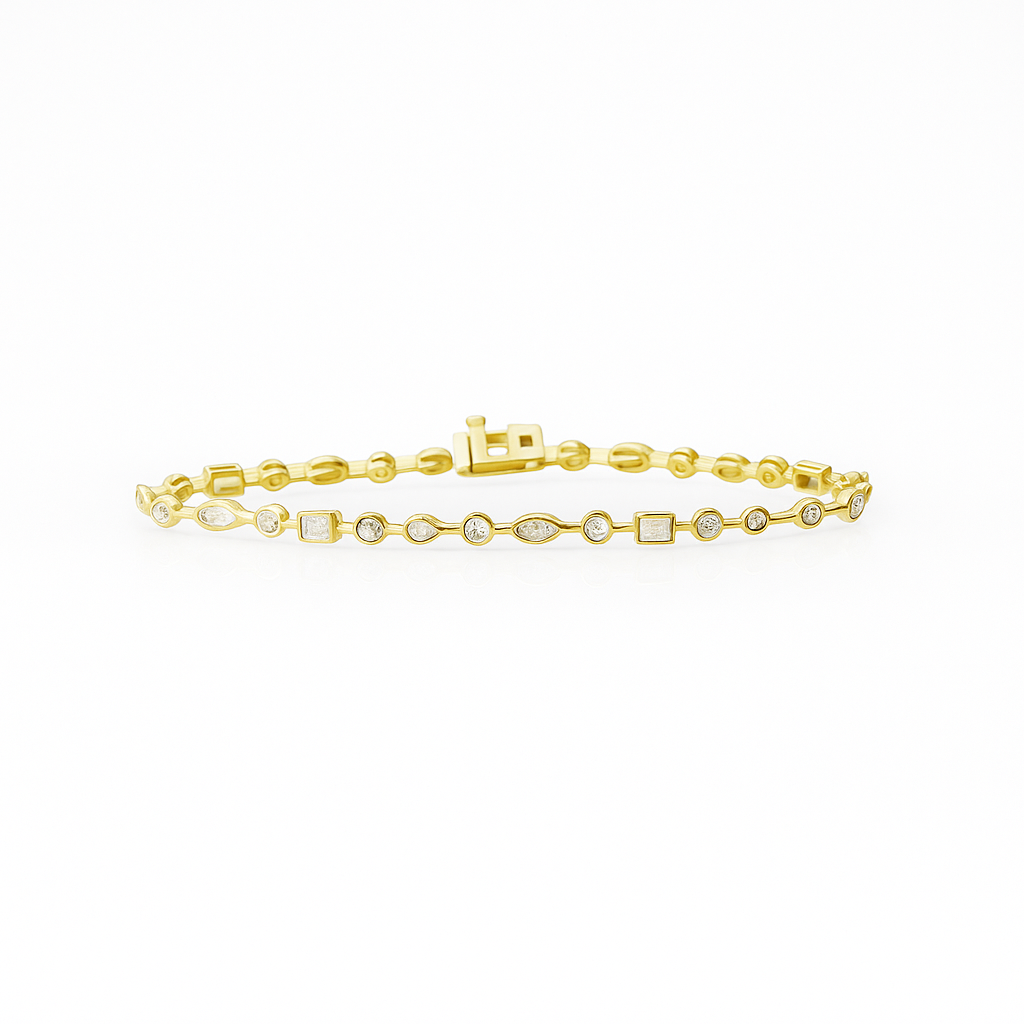 Markiz Taşlı Su Yolu Bileklik