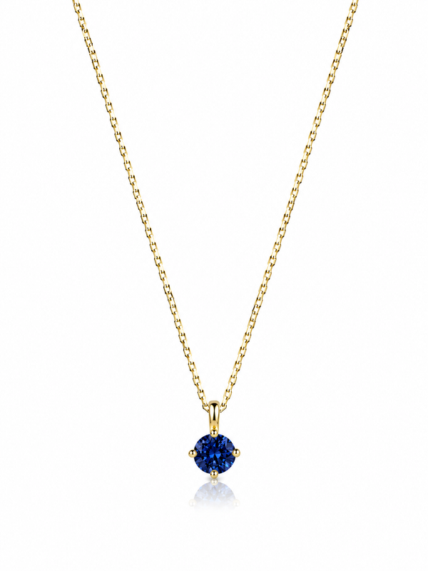 Eylül Sapphire Birthstone Kolye